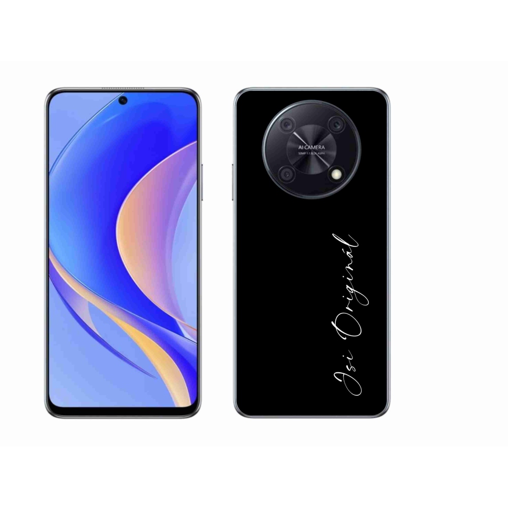 Gél borító mmCase a Huawei Nova Y90 - te vagy az eredeti fekete háttérrel