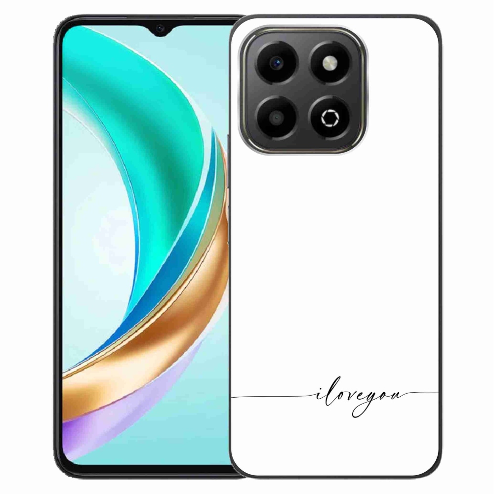 Gél borító mmCase a Honor X6b készülékhez - Szeretlek fehér háttérrel