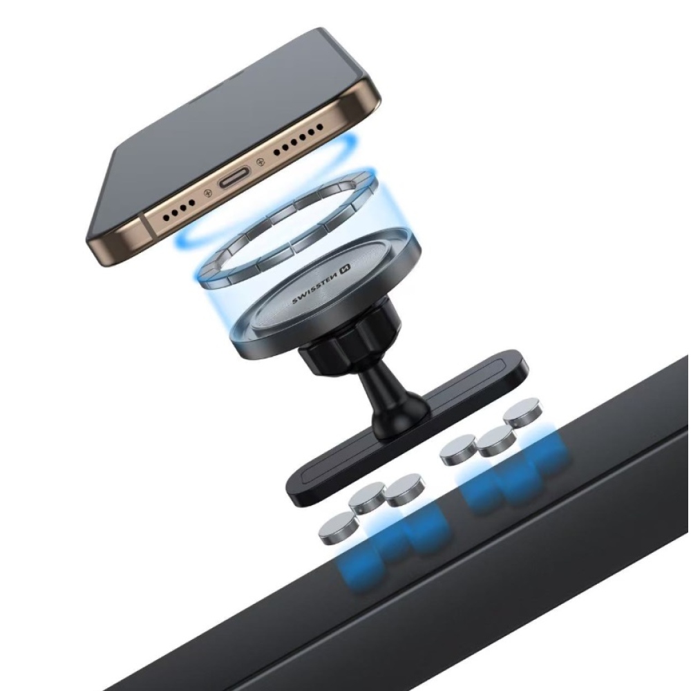 Swissten MagSafe univerzális okostelefon-tartó mágneses rögzítéssel