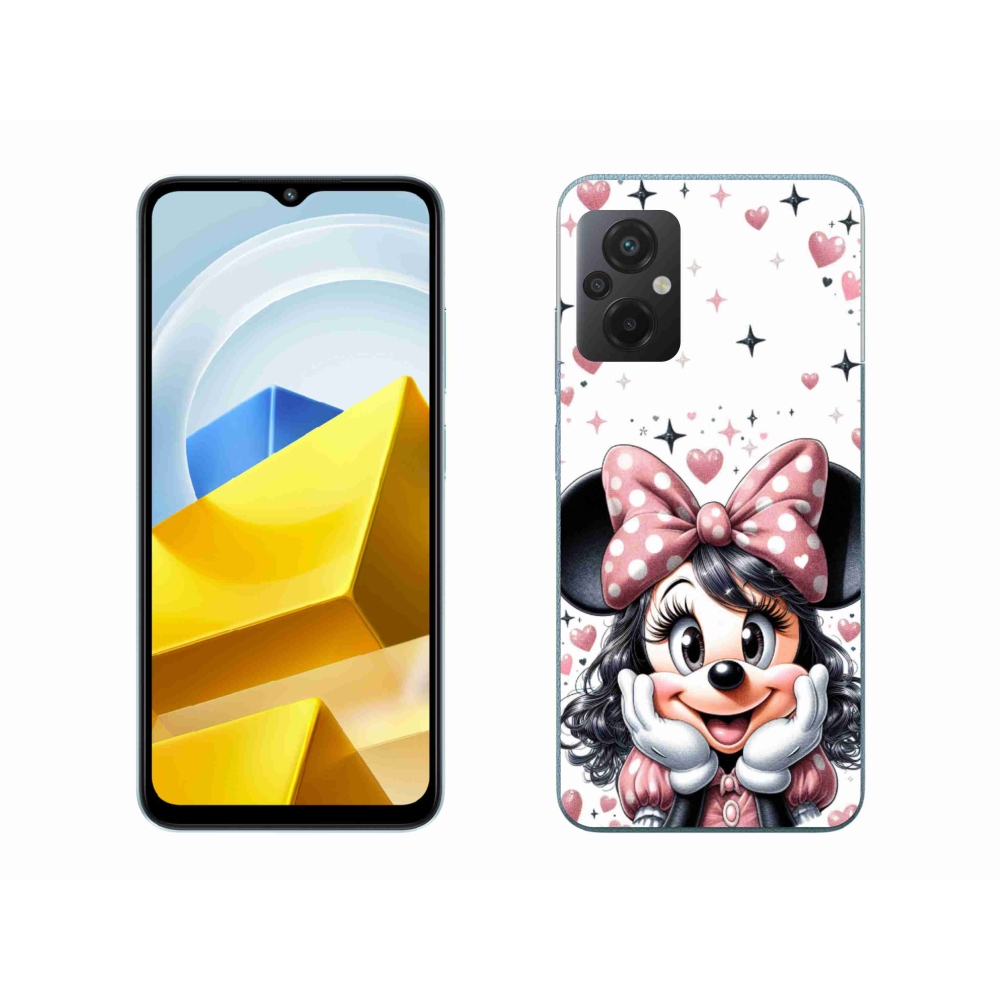 Gél borítás mmCase a Xiaomi Poco M5 4G-hez - minnie