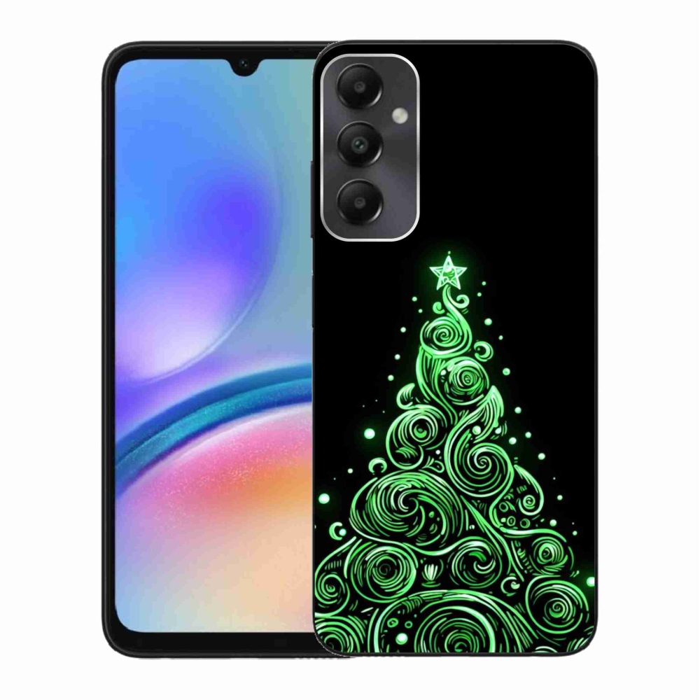 Gél borítás mmCase Samsung Galaxy A05s készülékhez - neon karácsonyfa 3