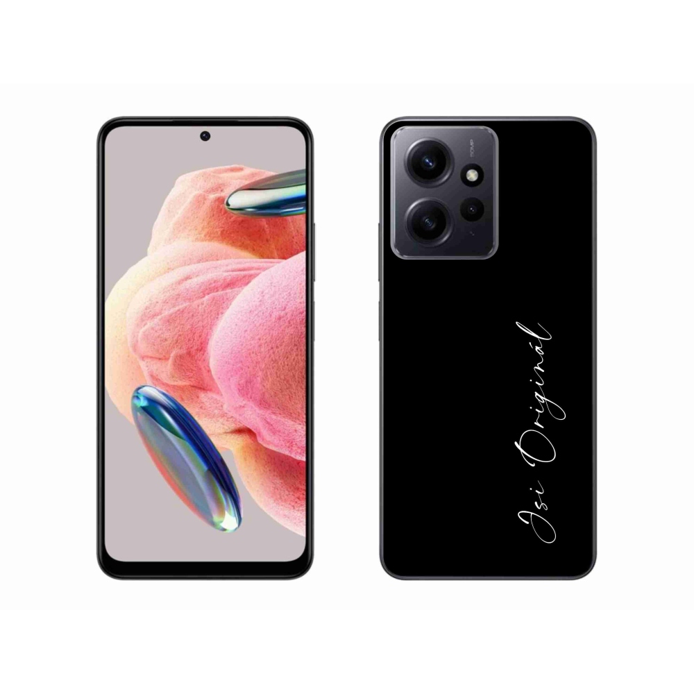 Gél borító mmCase a Xiaomi Redmi Note 12 4G - te vagy az eredeti fekete háttérrel