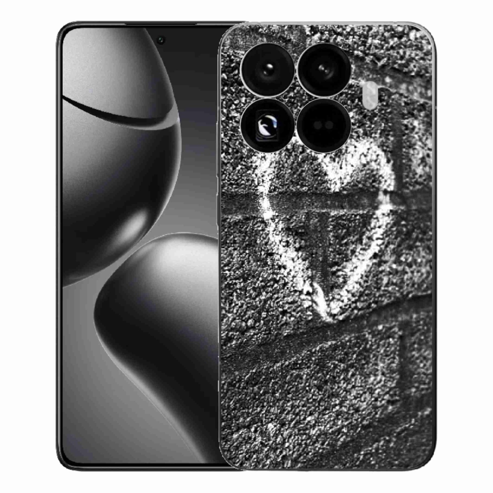 Gél borítás mmCase a Xiaomi 15T Pro számára - szív a falon