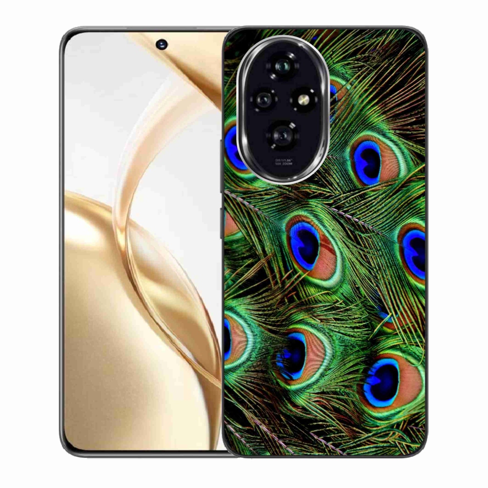 Zselés borító mmCase a Honor 200 5G készülékhez - pávatoll