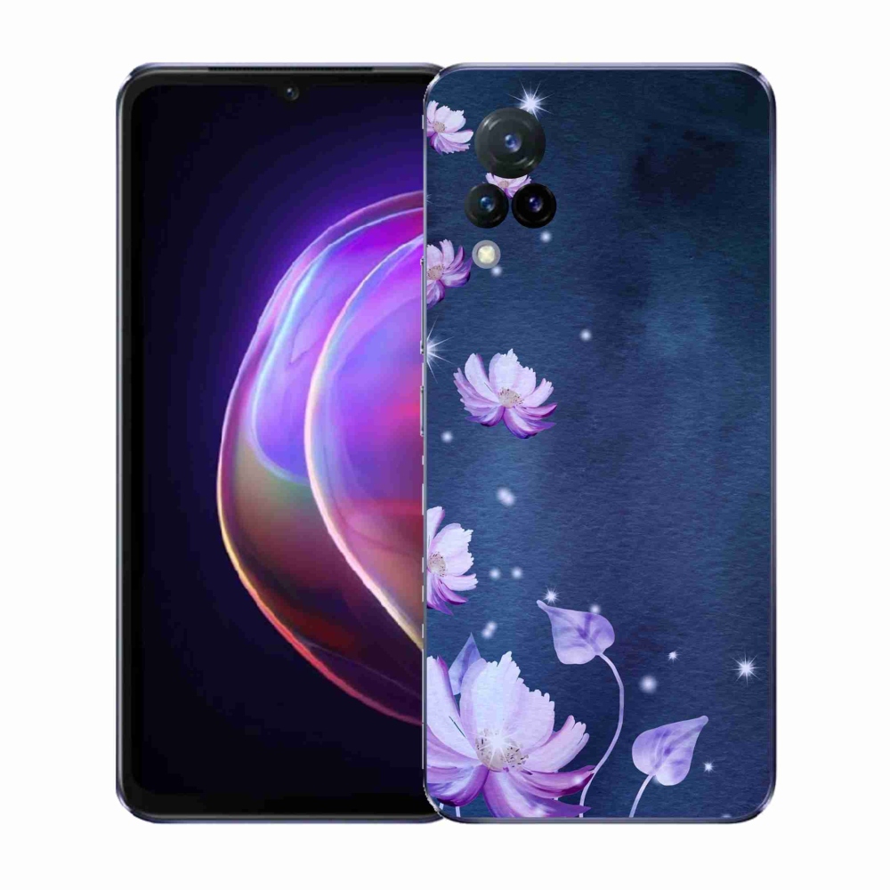 Gél borító mmCase a Vivo V21 4G/5G készülékhez - hulló virágok