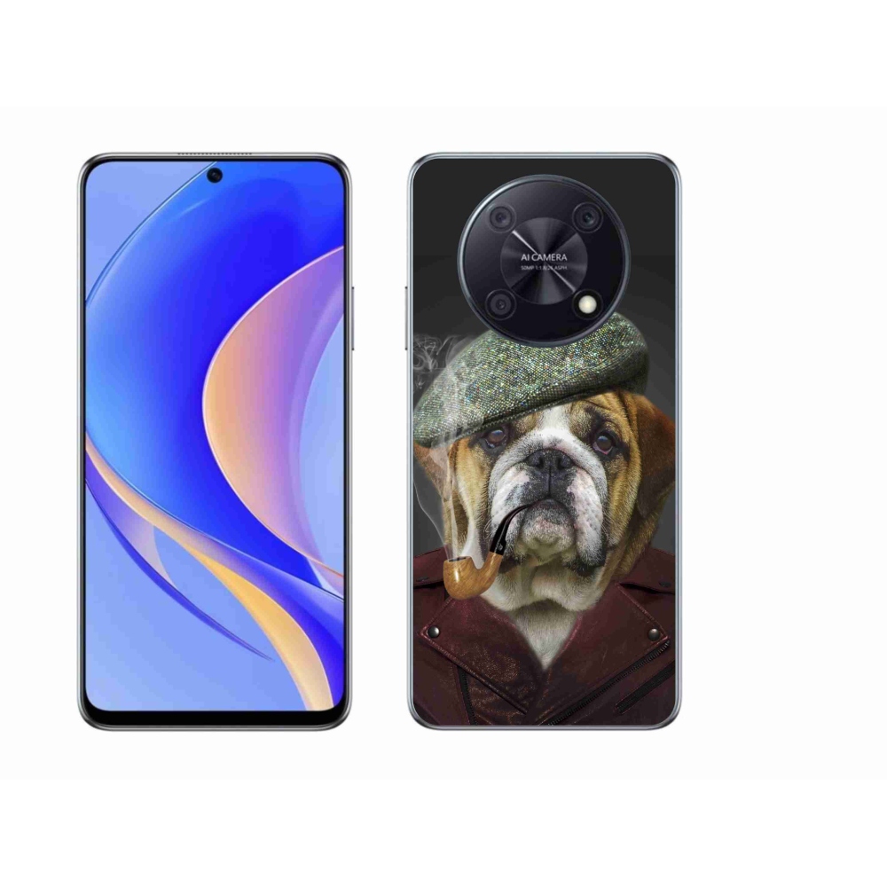 Gél borítás mmCase a Huawei Nova Y90-hez - kutya csővel