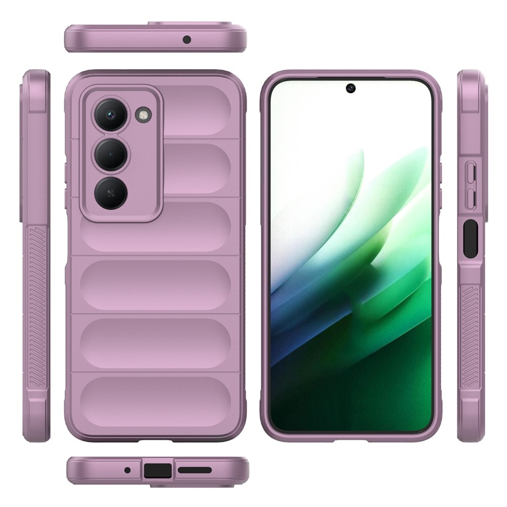 Rugg tartós zselés tok Xiaomi Redmi 15 5G (169mm) - világos lila