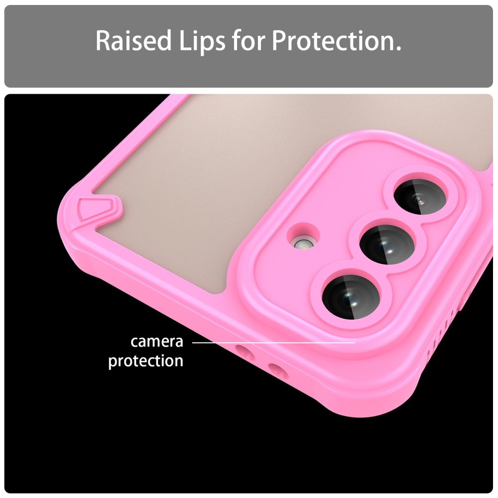 Fagyasztott tartós borítás Samsung Galaxy A56 5G készülékhez - rózsaszín