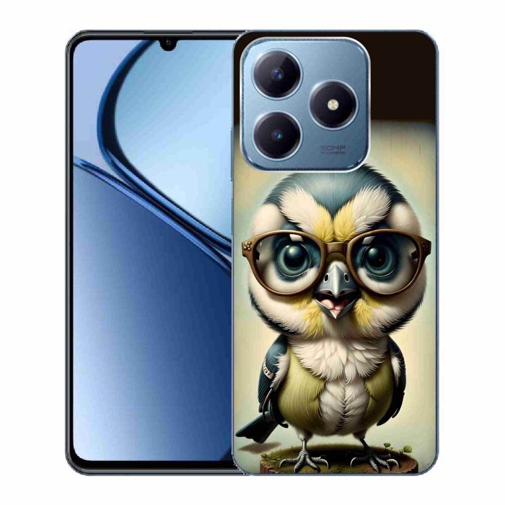 Zselés borítás mmCase a Realme C63 - cub szemüveggel