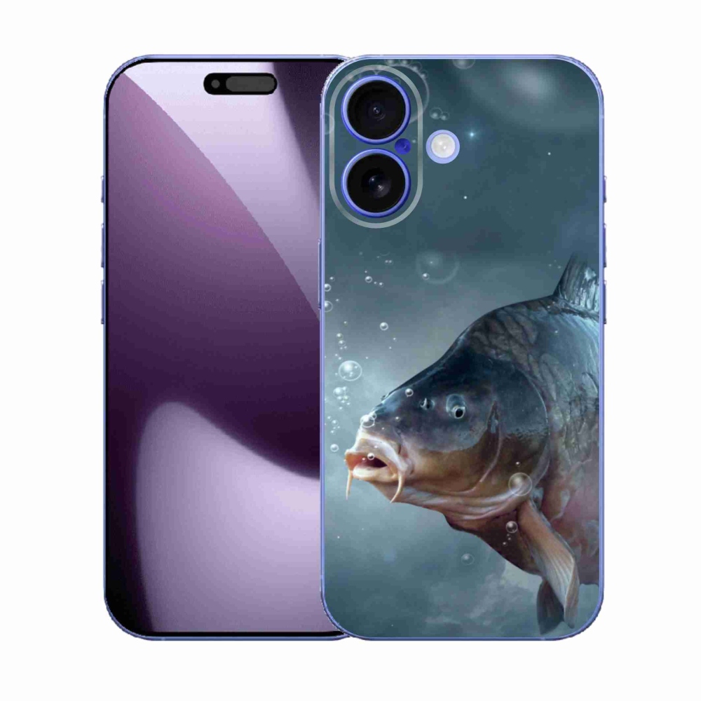 Gél borítás mmCase iPhone 17 készülékhez - ponty és buborékok