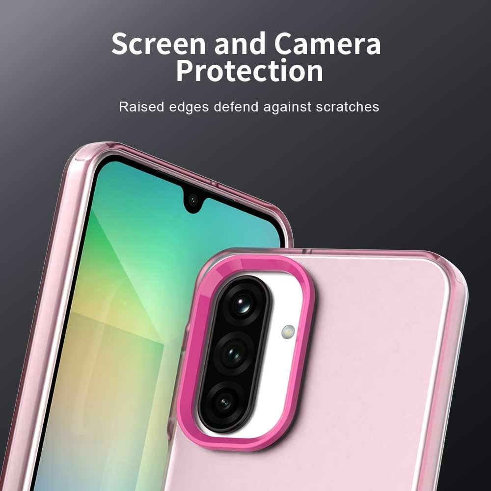 Candy matt zselés tok Samsung Galaxy A26 5G - rózsaszínű