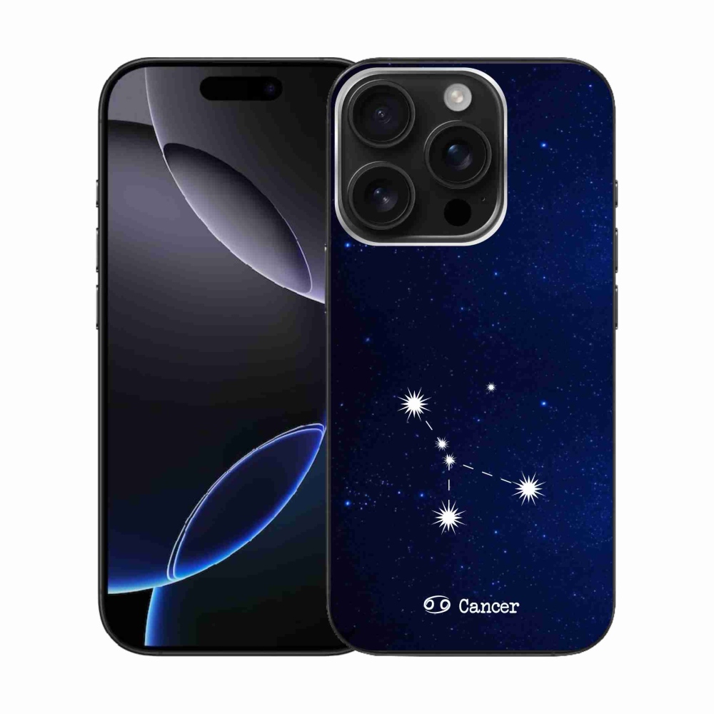 Zselés borítás mmCase iPhone 16 Pro készülékhez - Rák csillagkép