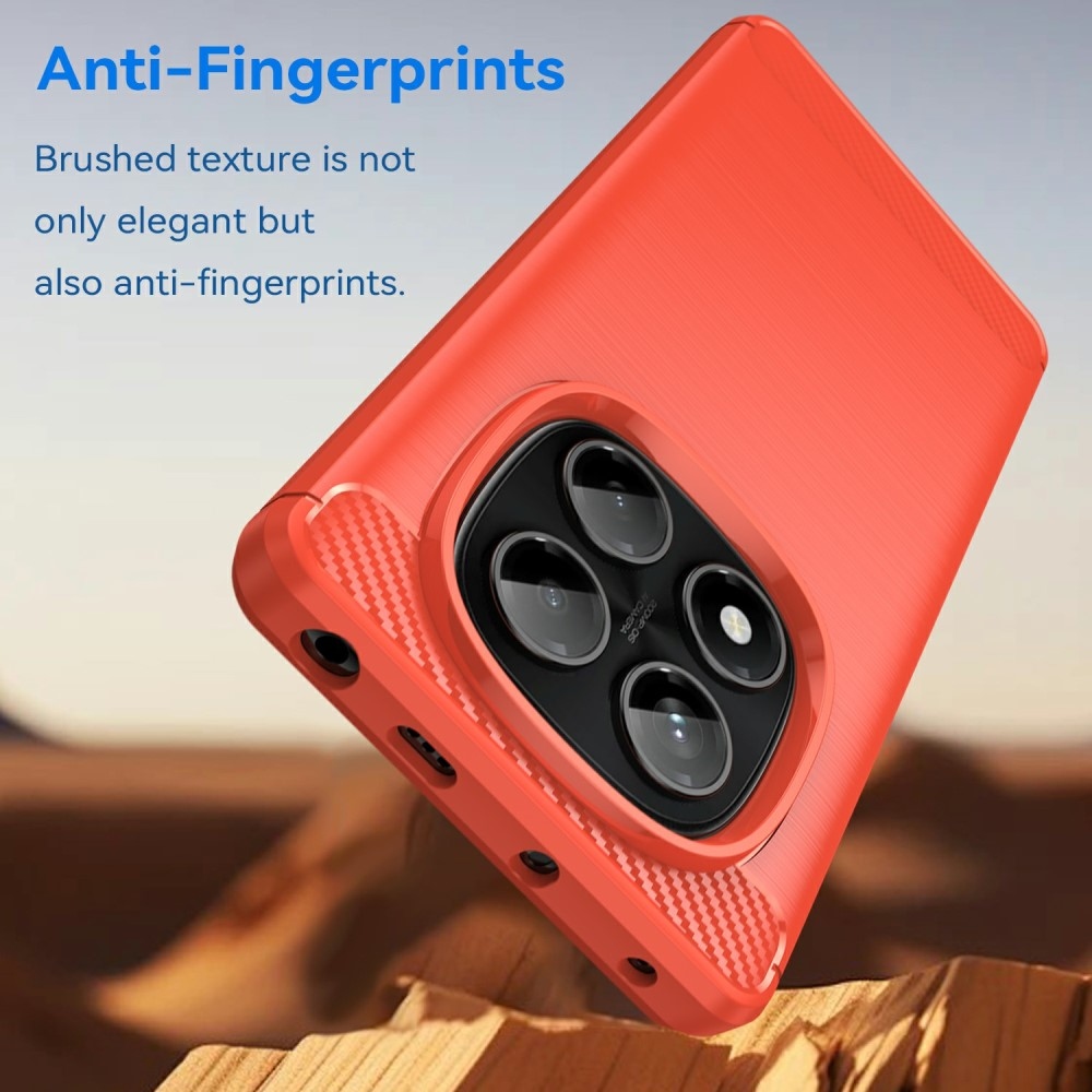 Szénálló zselés tok Xiaomi Redmi Note 14 Pro - piros