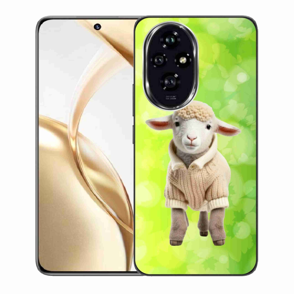 Zselés borítás mmCase a Honor 200 5G készülékhez - bárány pulóverben