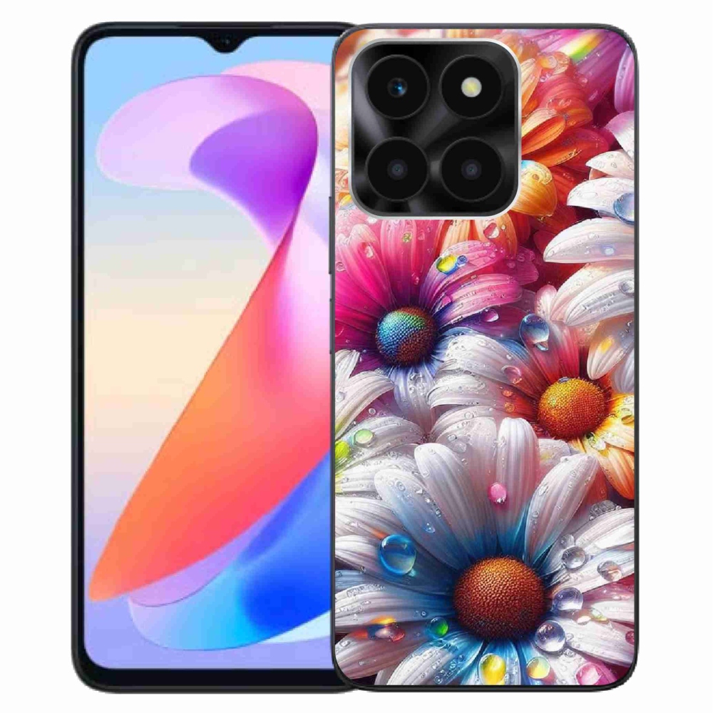 Zselés borítás mmCase a Honor X6a készülékhez - színes margaréták