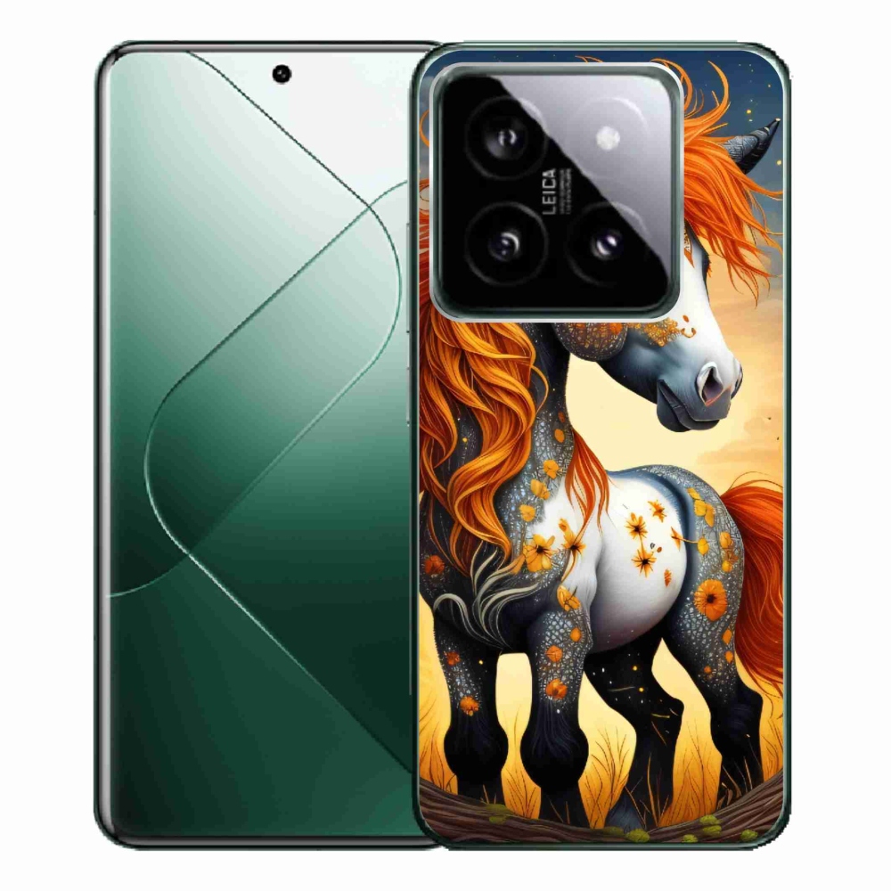 Gél borítás mmCase a Xiaomi 14 Pro számára - színes póni