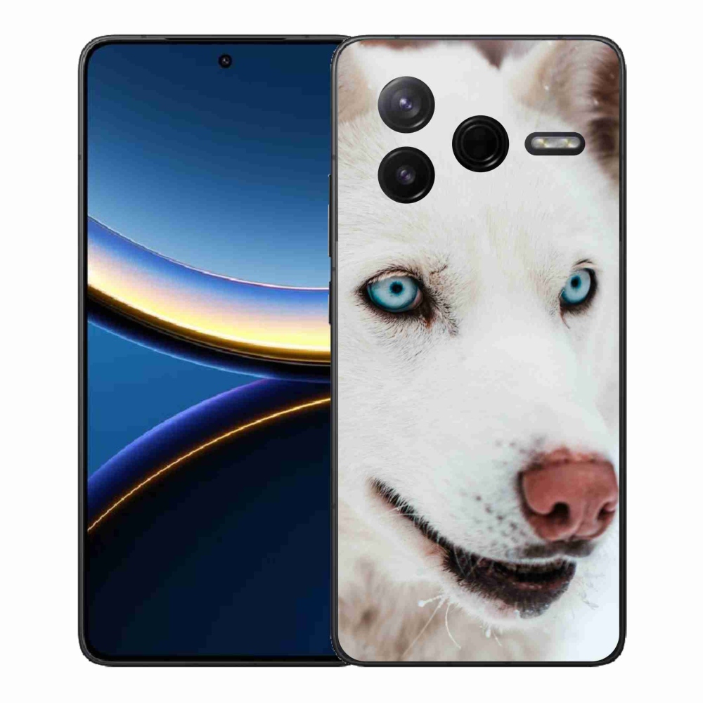 Gél borítás mmCase a Xiaomi Poco F7 Pro számára - kutyaszemmel nézve