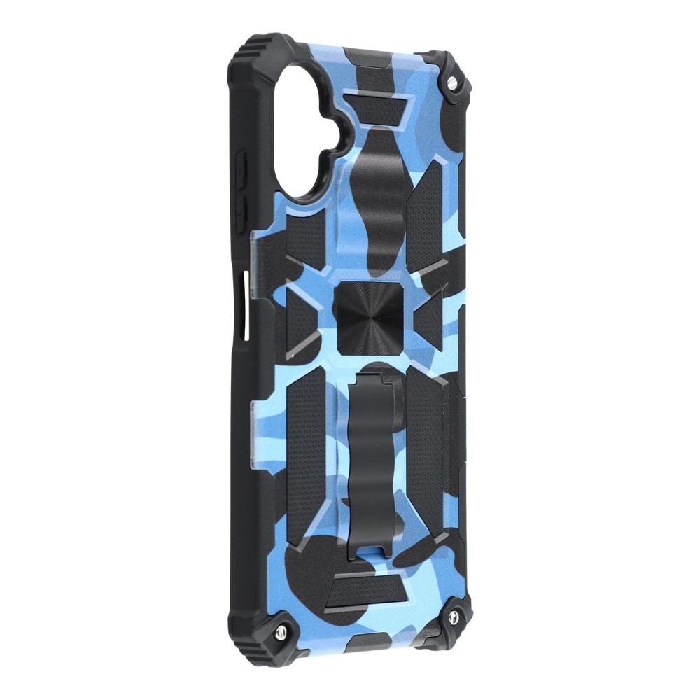 Camouflage tartós borító Samsung Galaxy A07 4G készülékhez - sötétkék