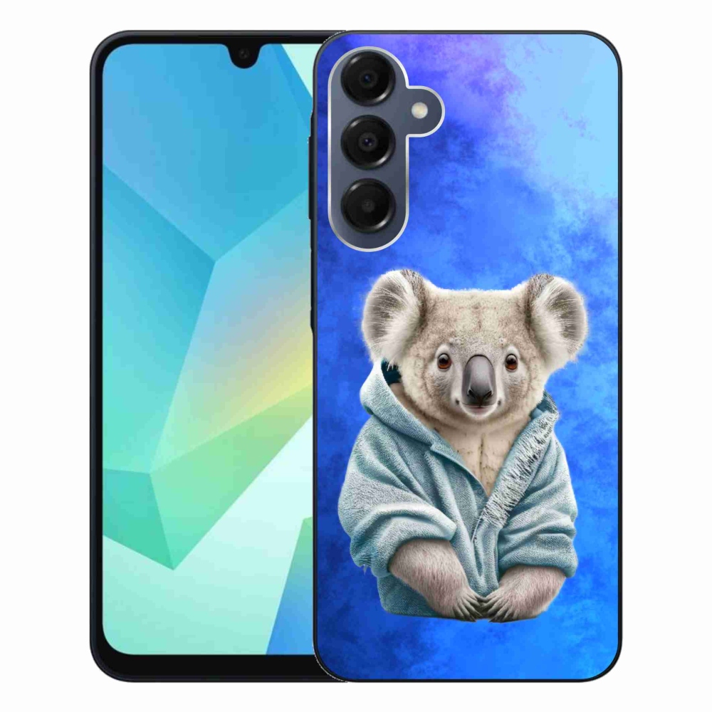 Zselés borítás mmCase Samsung Galaxy A16 4G/5G készülékhez - koala pulóverben