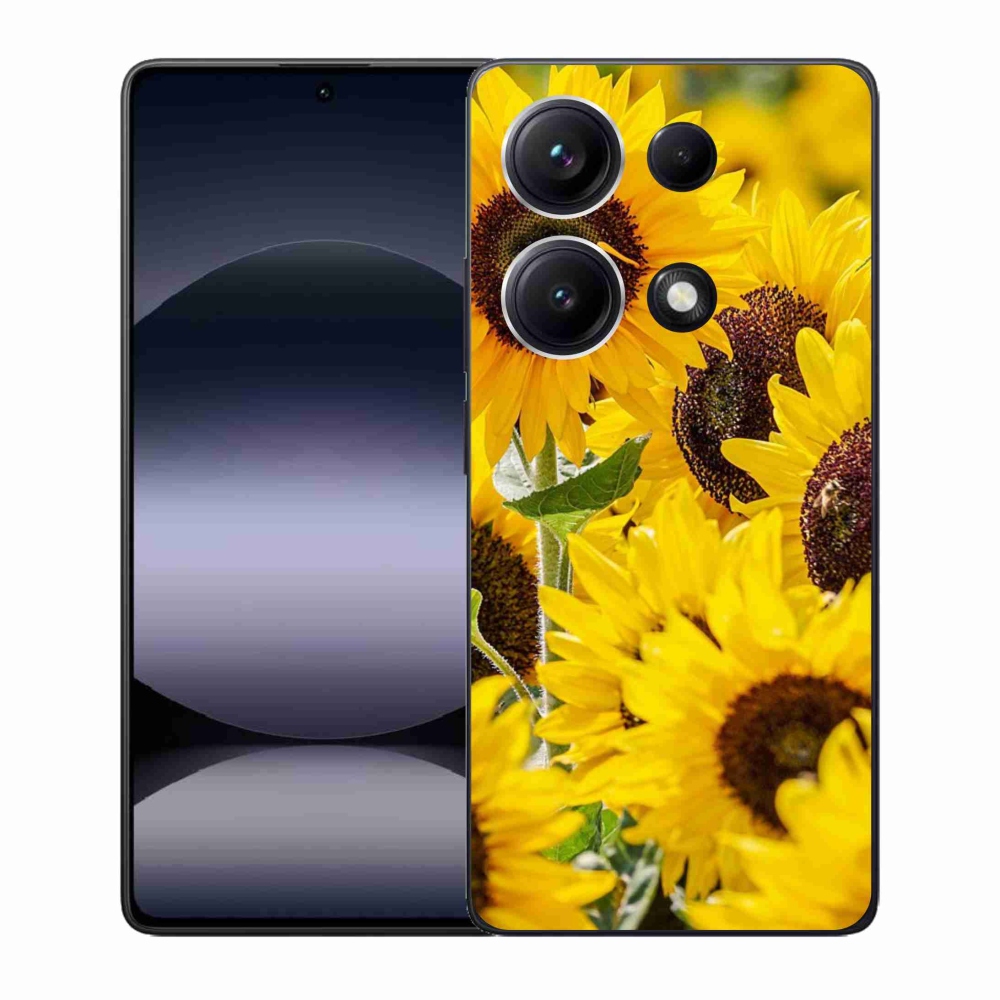 Gél borítás mmCase a Xiaomi Redmi Note 14S-hez - Napraforgó