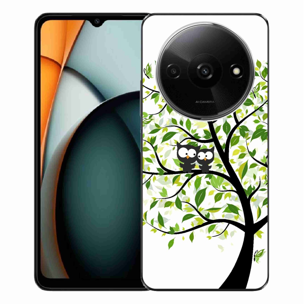 Gél borítás mmCase a Xiaomi Redmi A3-hoz - baglyok a fán