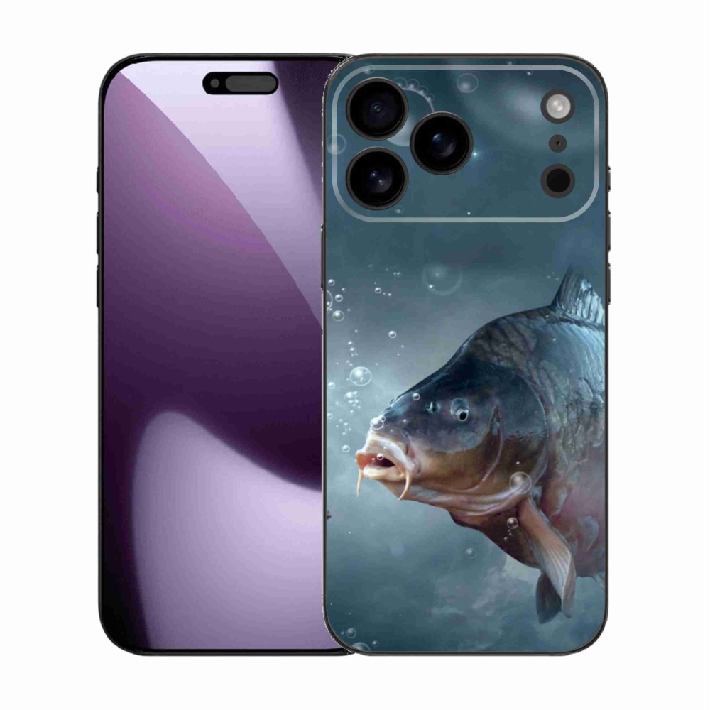 Gél borítás mmCase iPhone 17 Pro Max készülékhez - ponty és buborékok