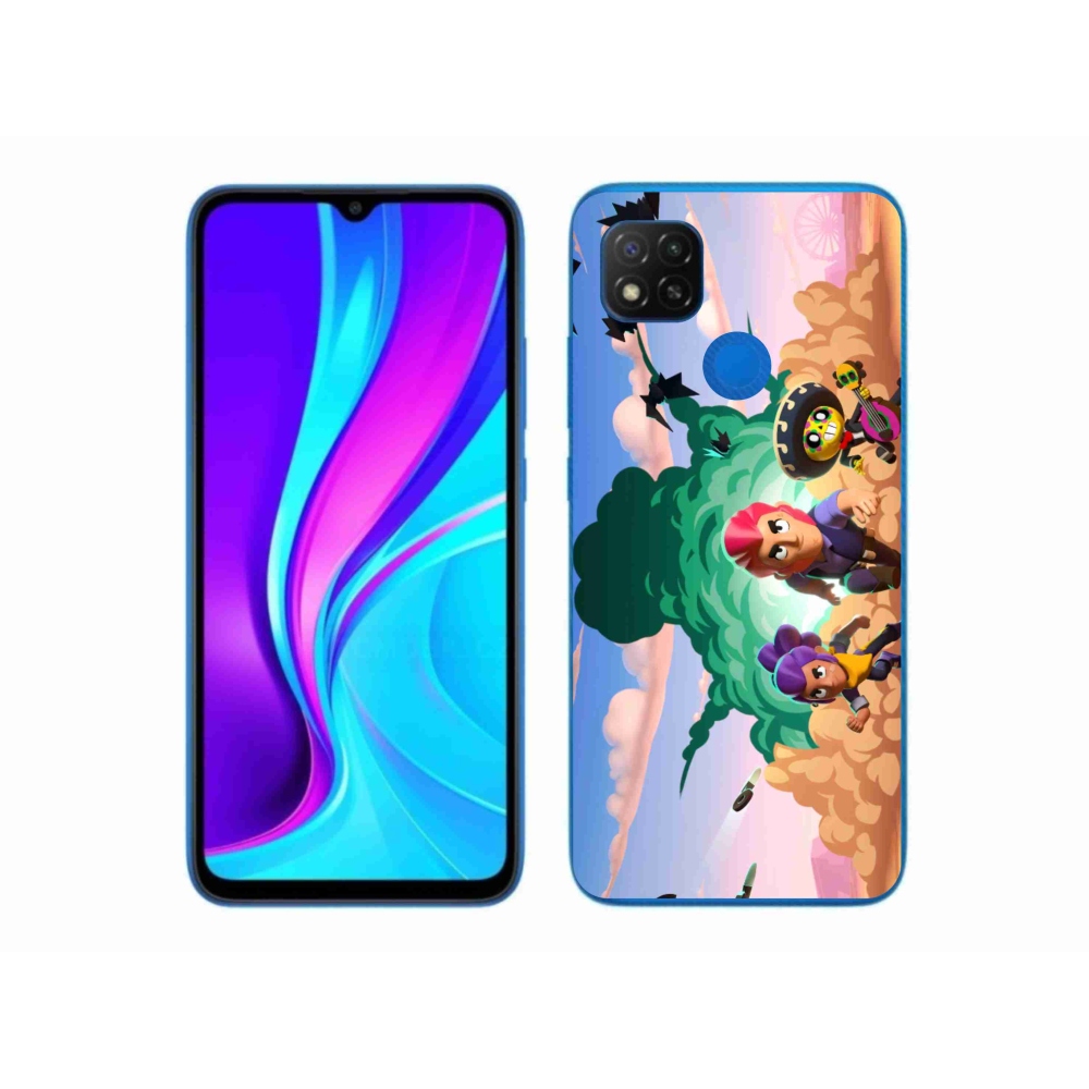 Gél borítás mmCase a Xiaomi Redmi 9C-hez - verekedés csillagok