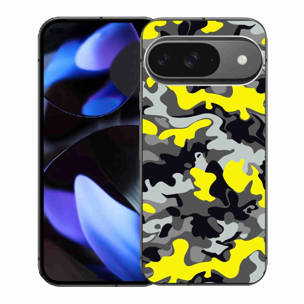 Zselés borítás mmCase a Google Pixel 9/9 Pro készülékhez - terepszínű minta 6