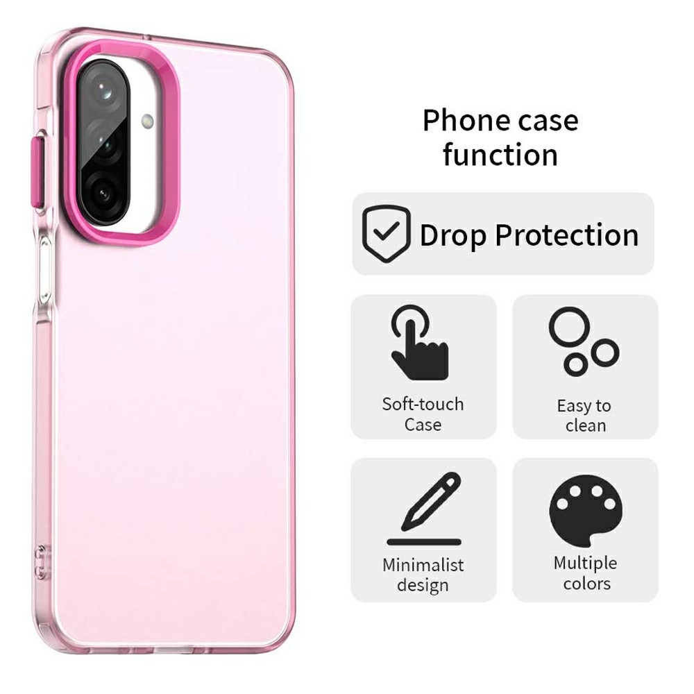 Candy matt zselés tok Samsung Galaxy A26 5G - rózsaszínű