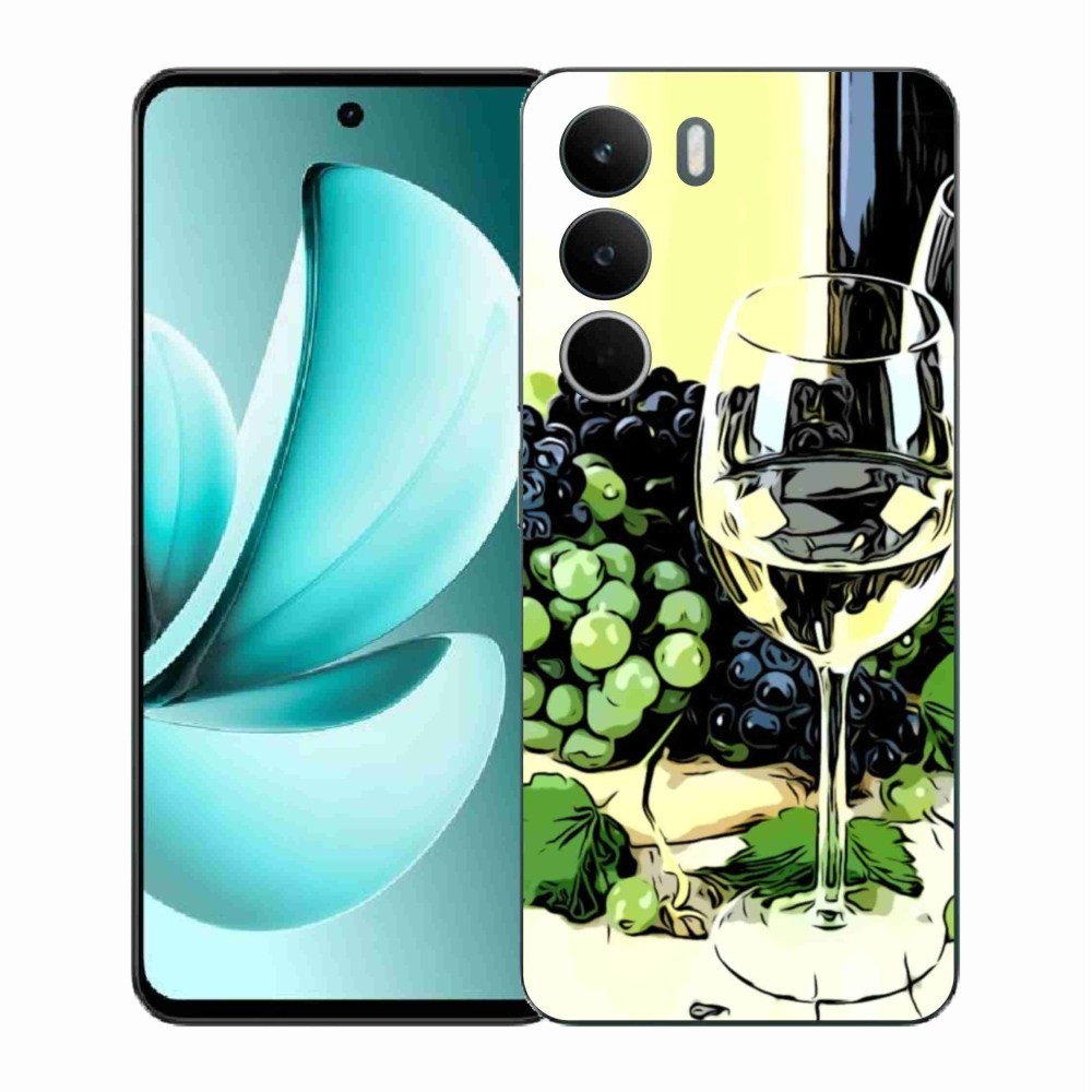 Zselés borítás mmCase a Realme C71 készülékhez - borospohár