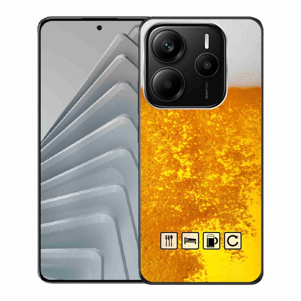 Gél borítás mmCase a Xiaomi Redmi Note 14 5G számára - sör motívum 3