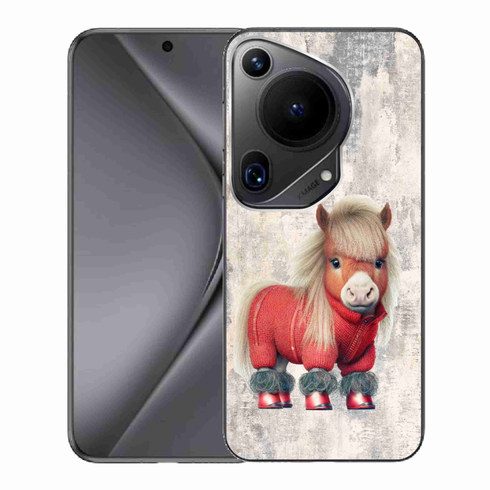 Gél borítás mmCase a Huawei Pura 70 Ultra - póni pulóverben