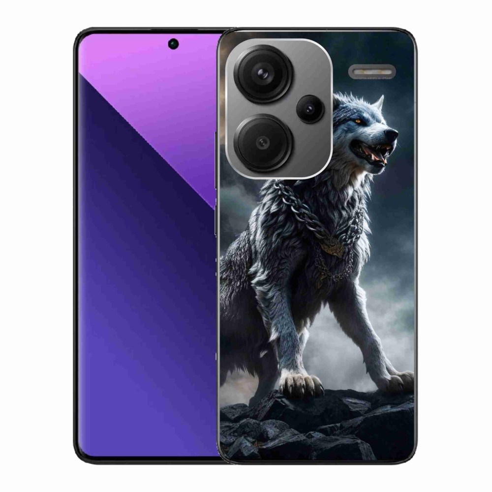 Gél borítás mmCase a Xiaomi Redmi Note 13 Pro+ 5G - farkas 1