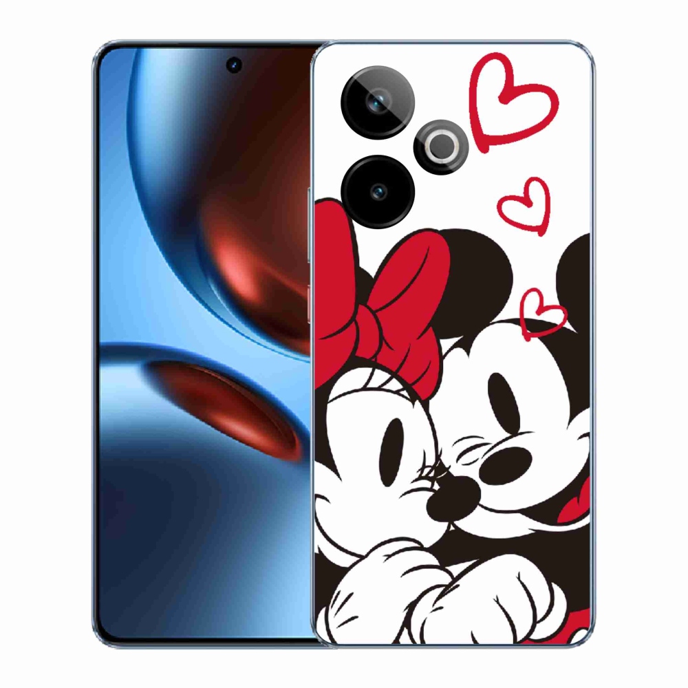 Rugalmas zselés tok mmCase képpel a Realme GT 7 5G/GT 7T 5G - minnie és mickey számára