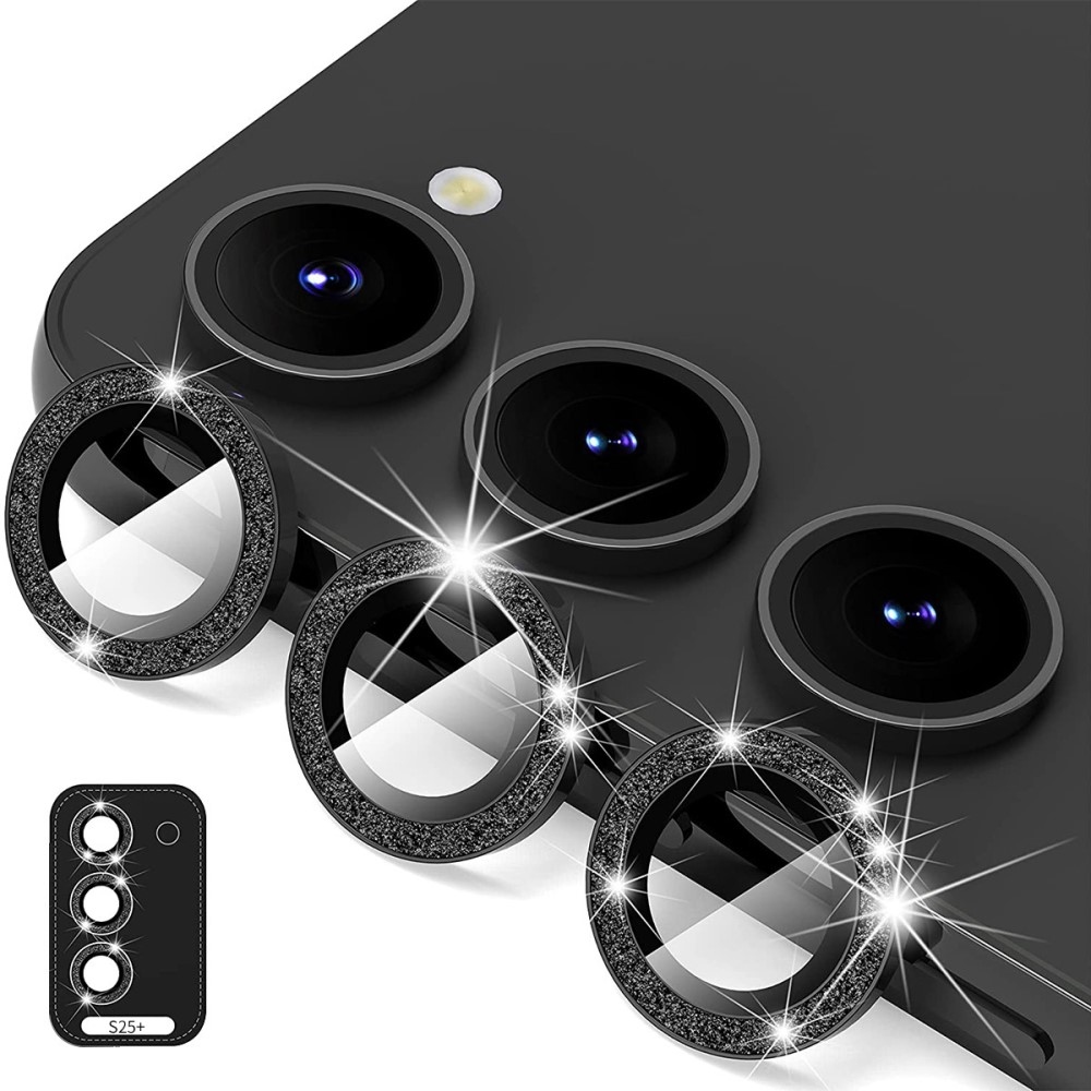 ENK Decor kamera lencse üveg Samsung Galaxy S25+ (különálló üveg) - fekete