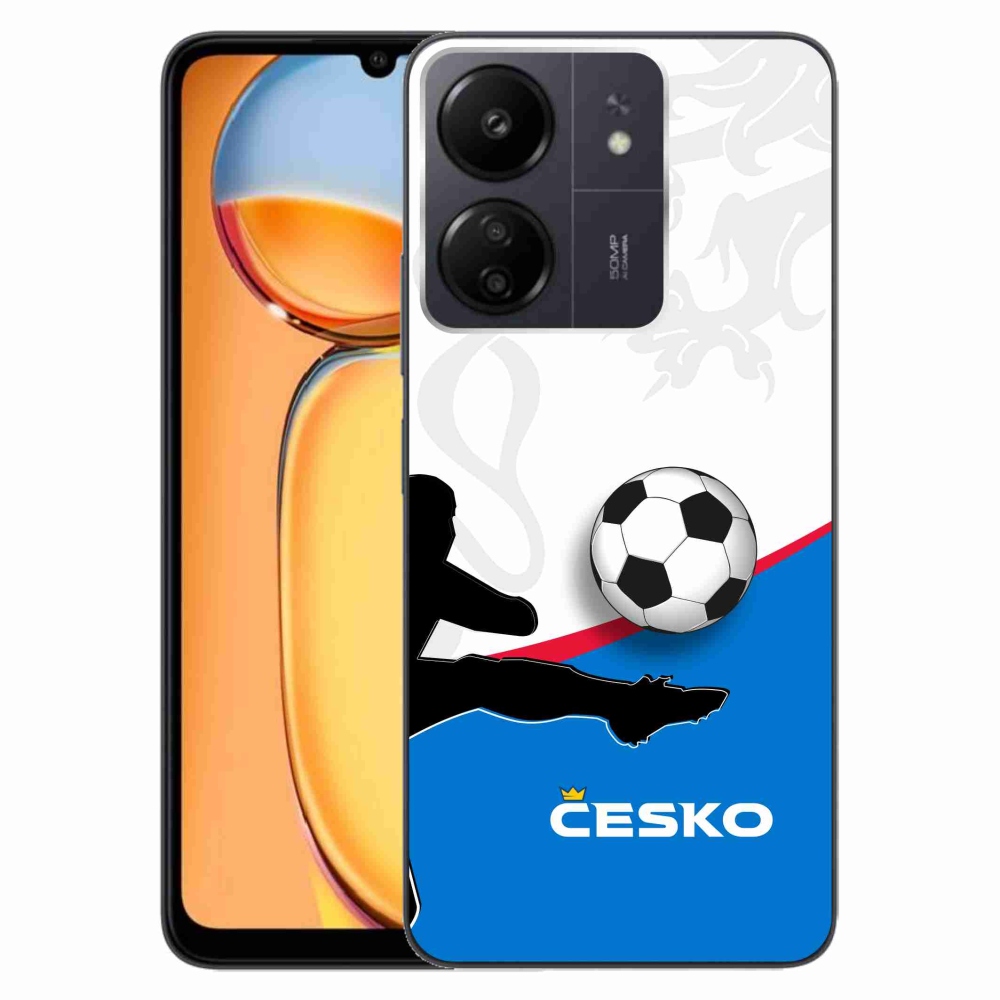 Gél borítás mmCase a Xiaomi Poco C65/Redmi 13C - futball Csehország 3