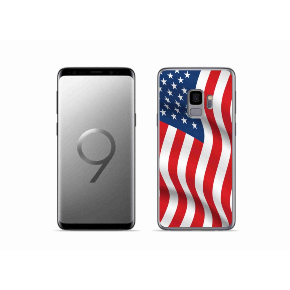 Gél borítás mmCase Samsung Galaxy S9 - amerikai zászlóhoz