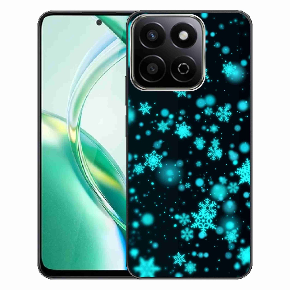 Zselés borító mmCase a Honor 200 Smart 5G készülékhez - hópelyhek 1