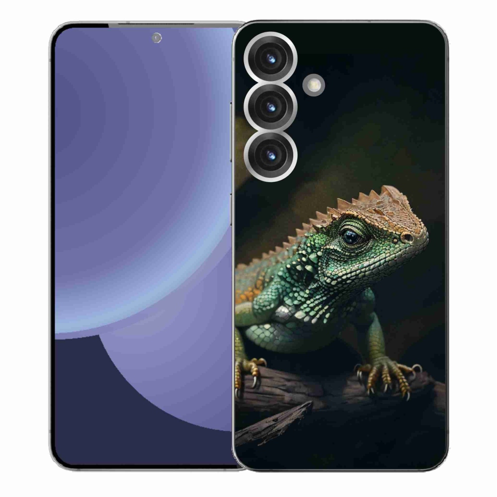 Zselés borítás mmCase Samsung Galaxy S25+ készülékhez - gyík