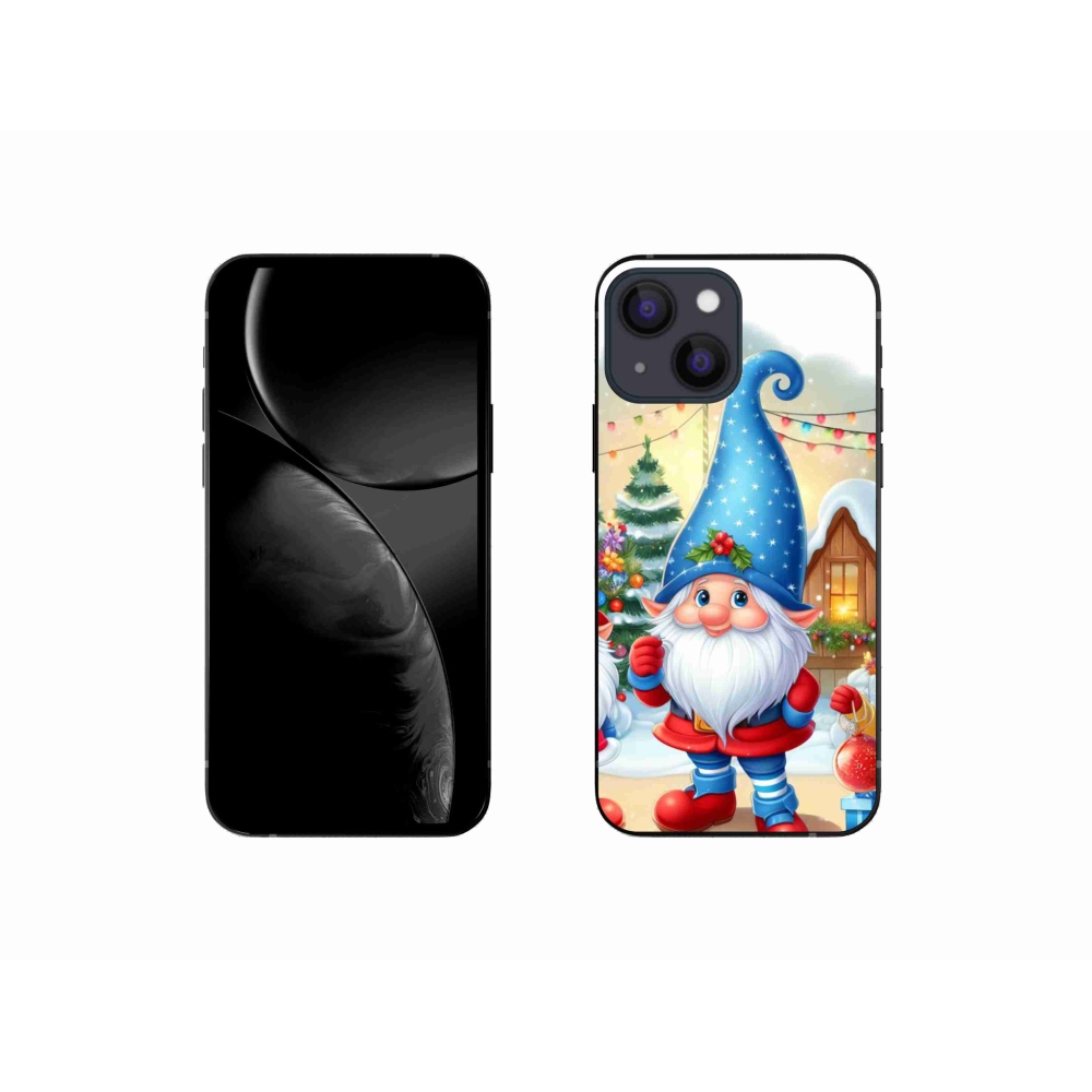 Gél borítás mmCase iPhone 13 mini 5.4 - Karácsonyi manókhoz