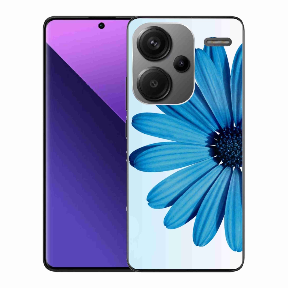 Gél tok mmCase a Xiaomi Redmi Note 13 Pro+ 5G számára - kék százszorszép