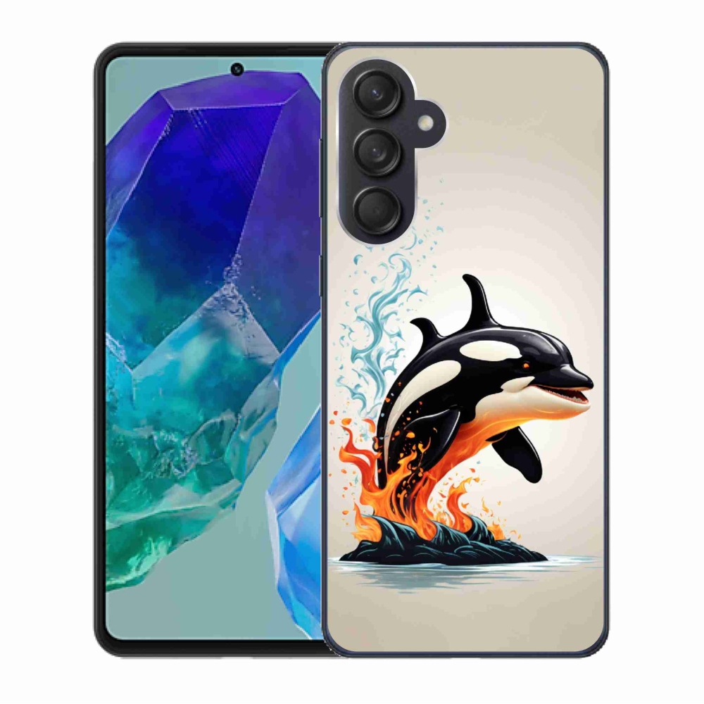 Zselés borítás mmCase Samsung Galaxy M55 5G - írisz