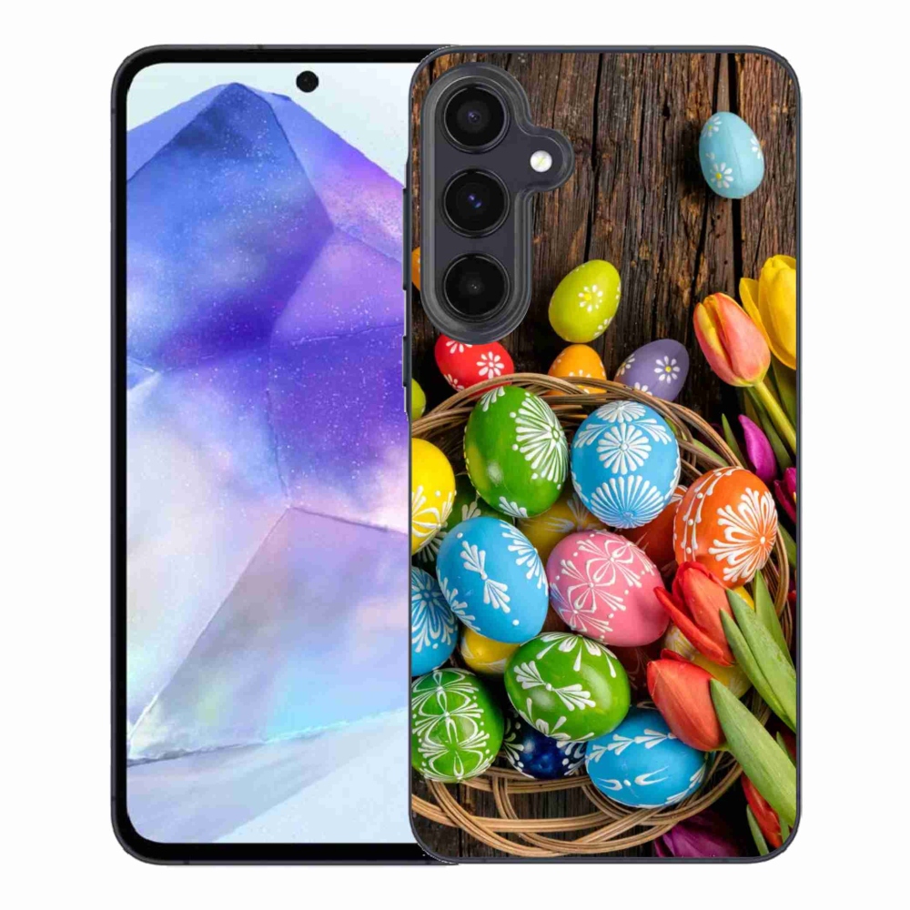 Zselés borítás mmCase Samsung Galaxy A55 5G - Húsvéti tojás