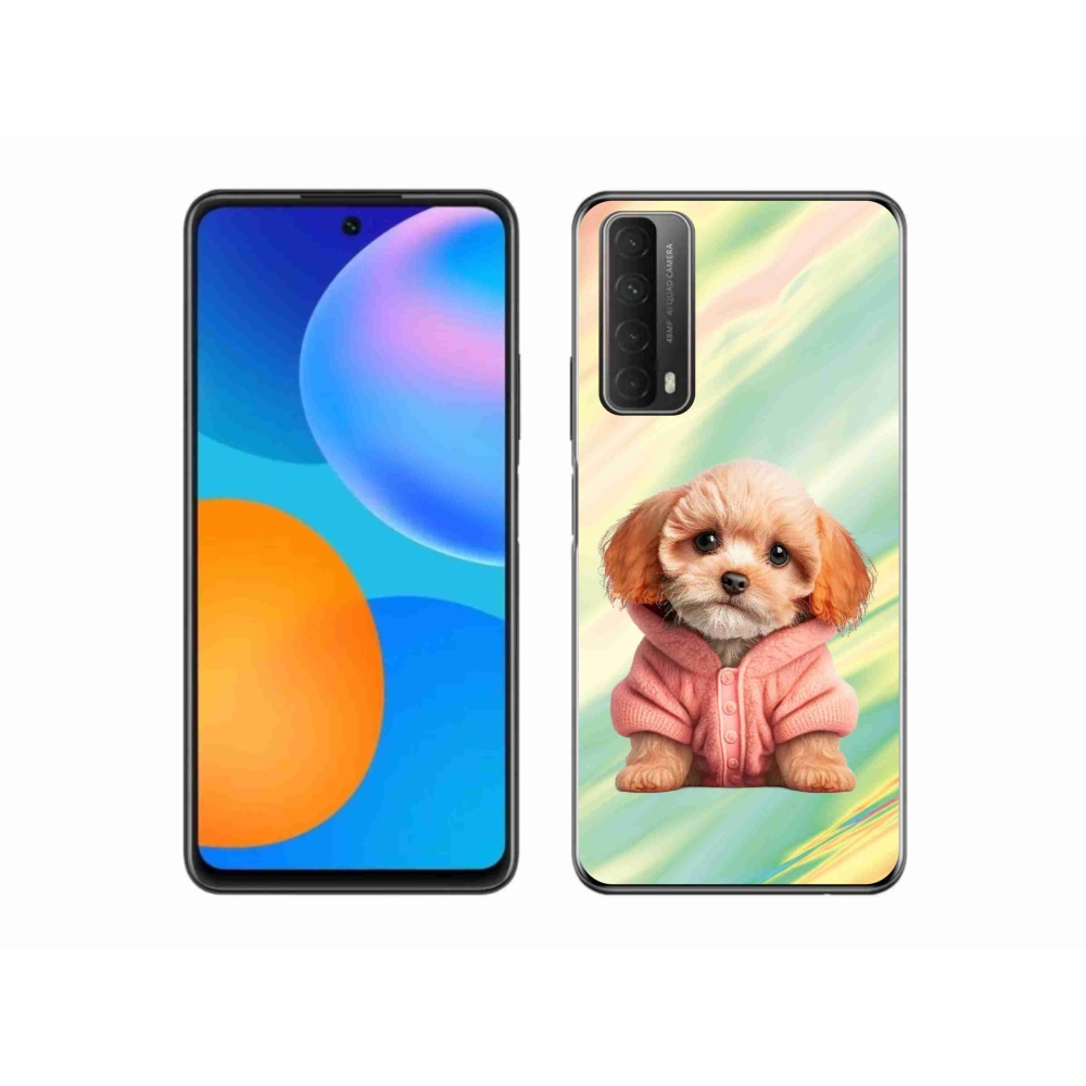Zselés borítás mmCase a Huawei P Smart (2021) - pulóveres kiskutya