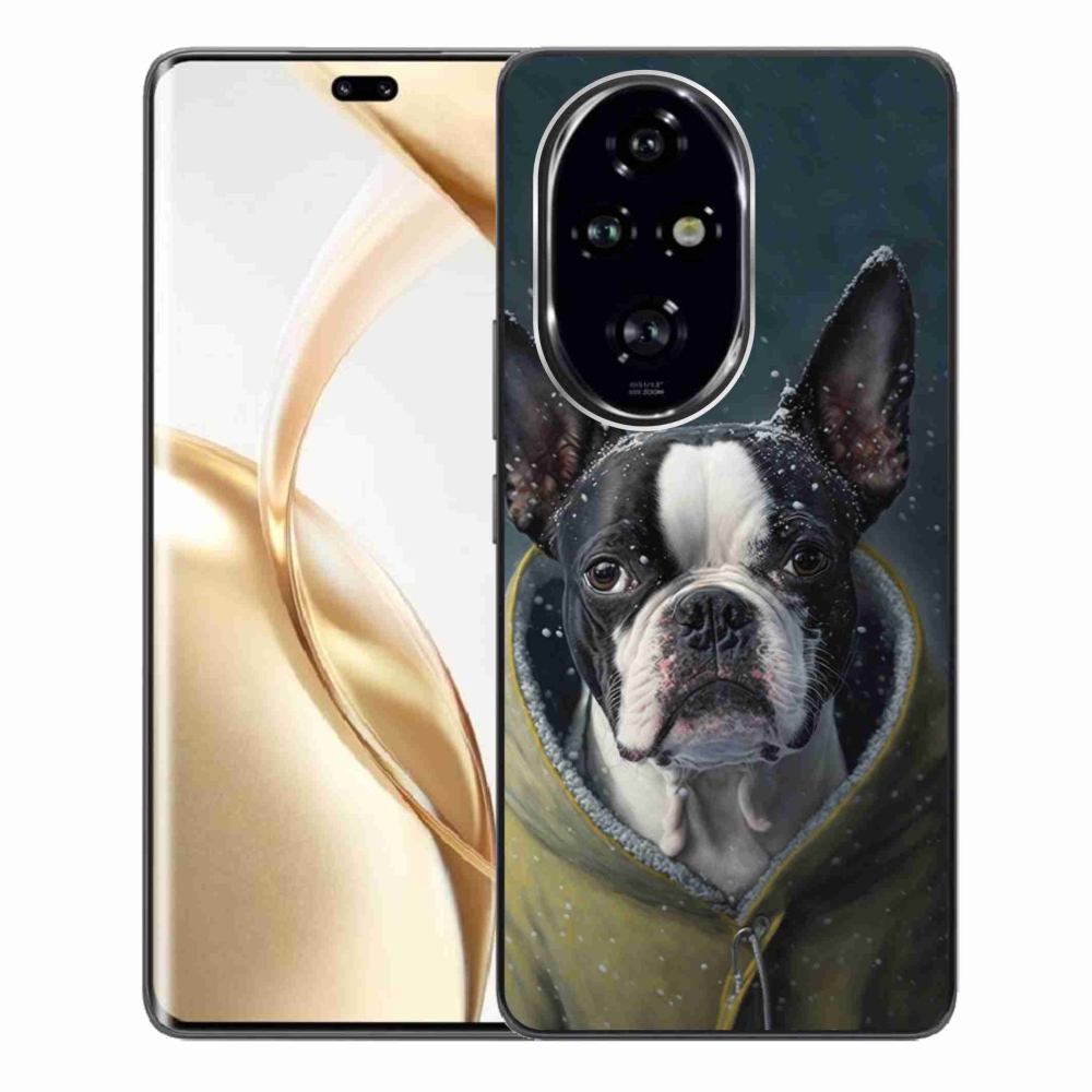 Zselés borítás mmCase a Honor 200 Pro 5G számára - bulldog