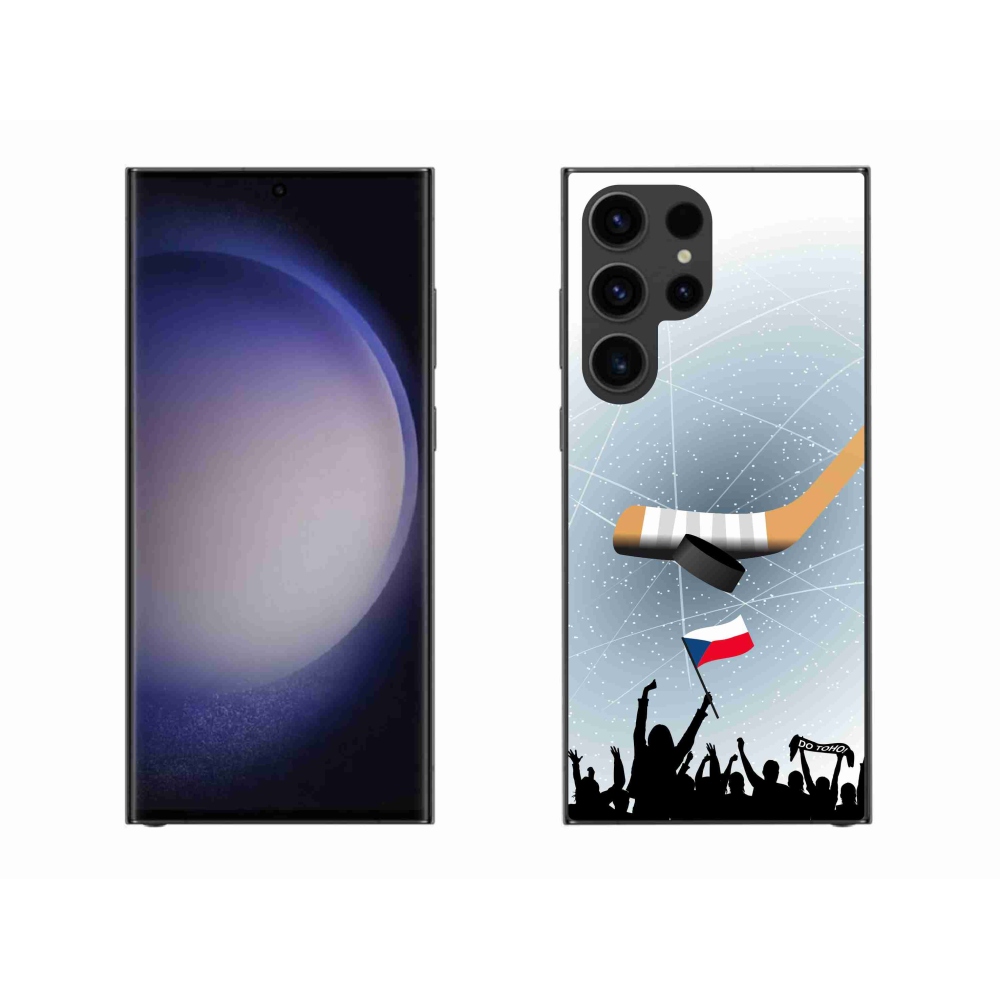 Gél borítás mmCase Samsung Galaxy S23 Ultra 5G - hoki szurkolók számára