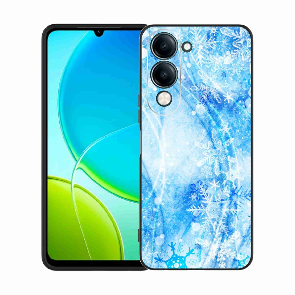 Gél borítás mmCase a Vivo Y29s 5G-hez - hópelyhek