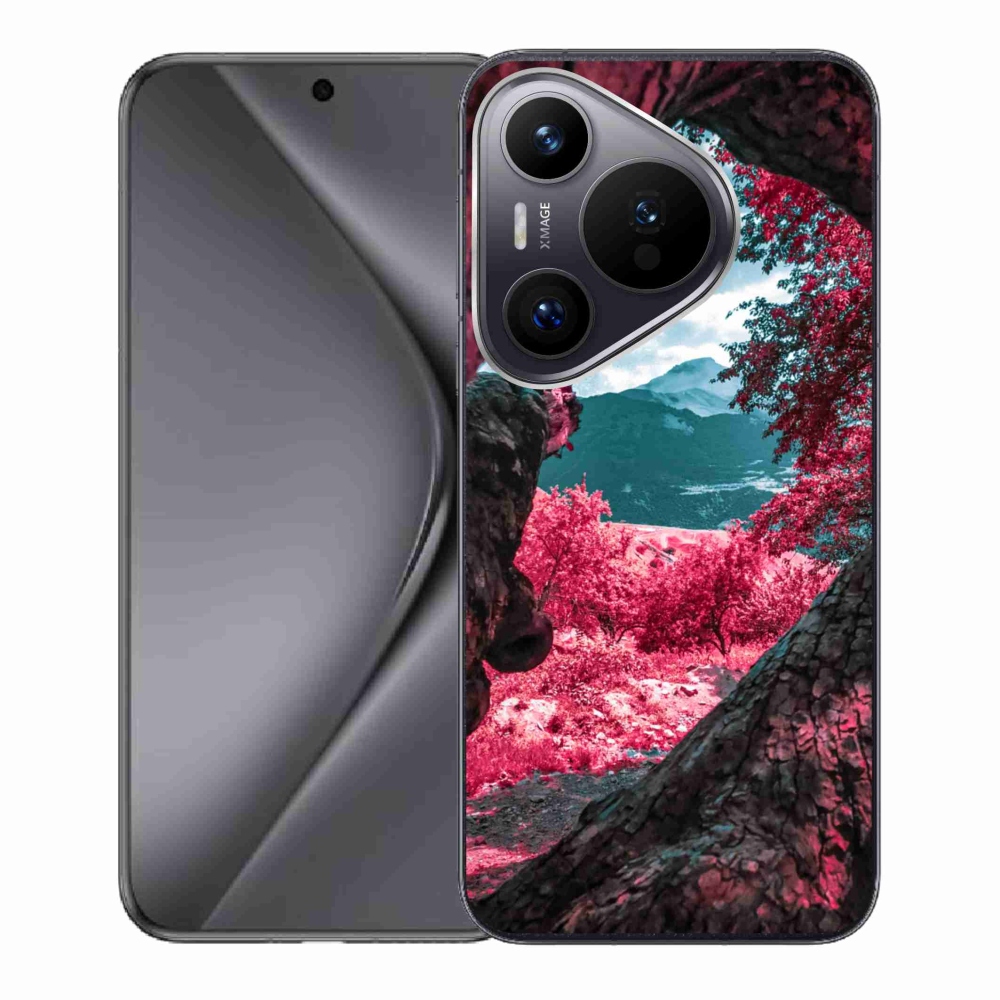 Zselés borítás mmCase a Huawei Pura 70-en - hegyi kilátás