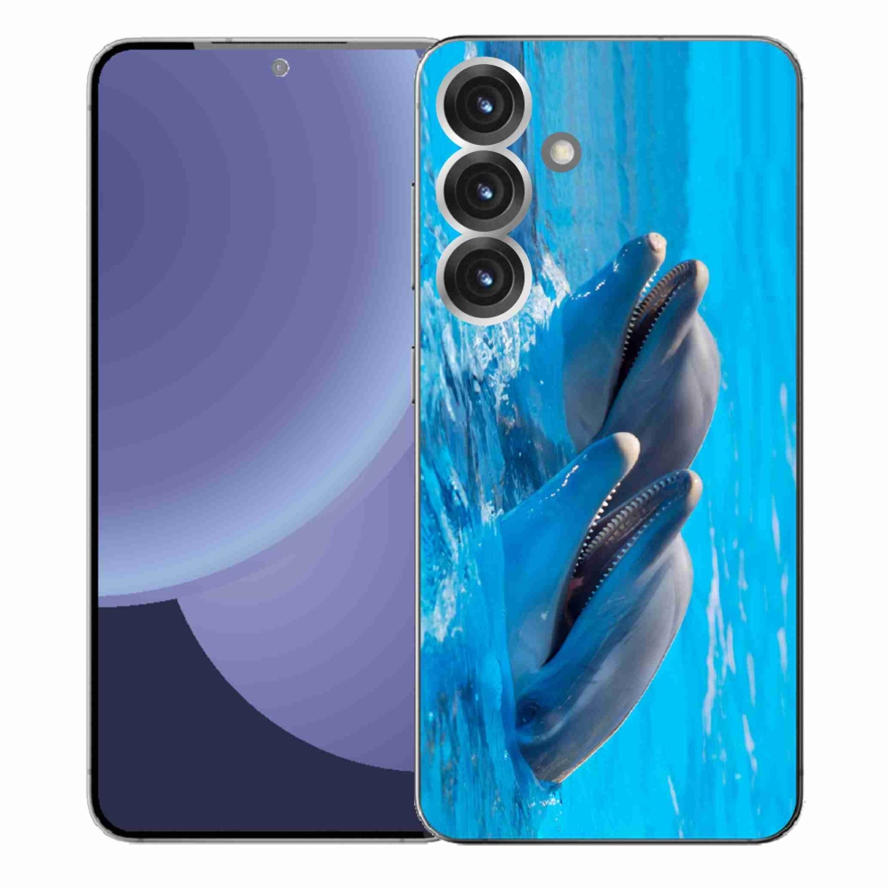 Zselés borítás mmCase Samsung Galaxy S25+ - delfinek