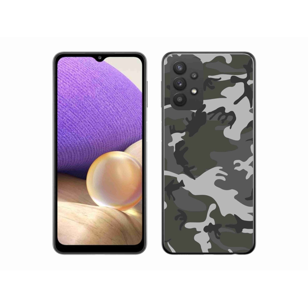 Gél védőhuzat mmCase Samsung Galaxy A32 5G - terepszínű mintázatú tokhoz